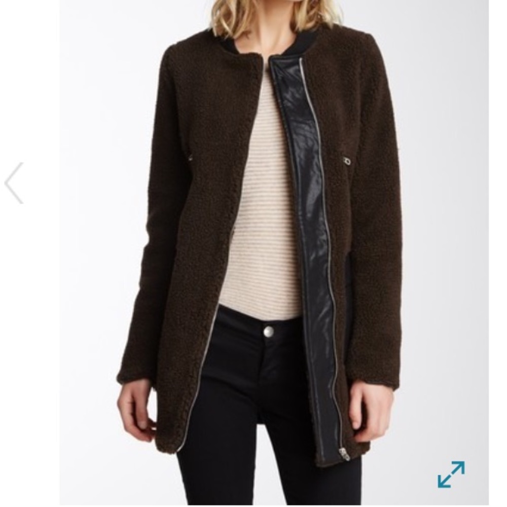 MEMBERS ONLY | Faux Shearling Boxy Coat Teddy Bear